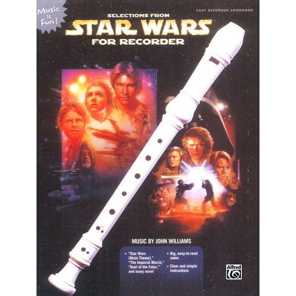 Alfred Music Publishing Selections Star Wars Recorder
