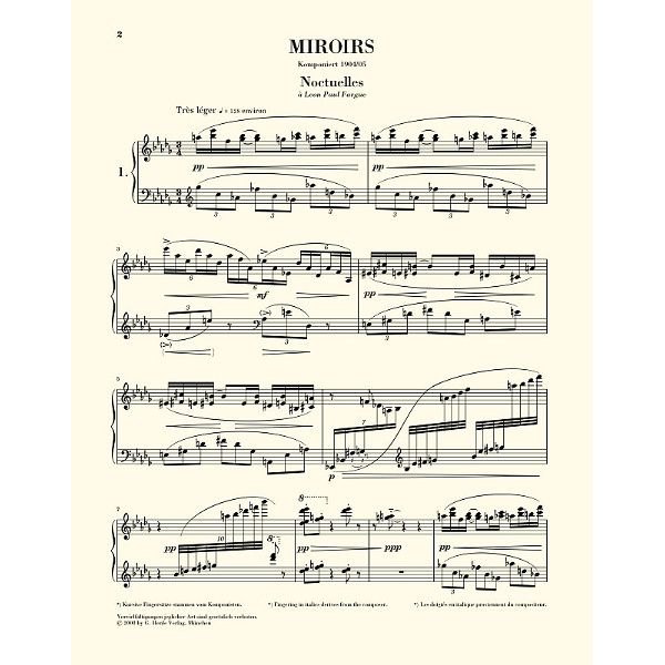 Henle Verlag Ravel Miroirs