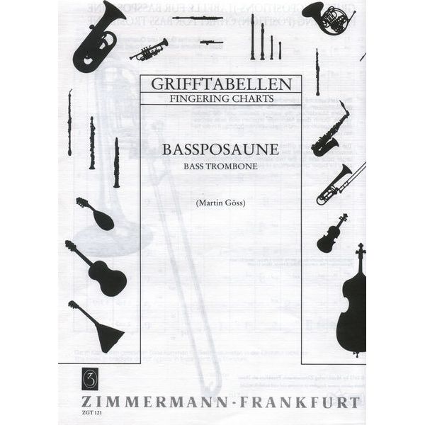 Zimmermann Verlag Grifftabelle Bassposaune