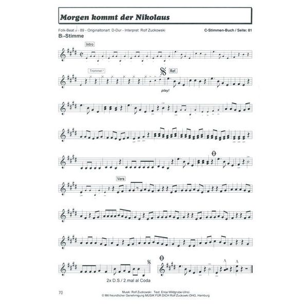 Musikverlag Hildner Sternstunden d.Weihnacht B/E
