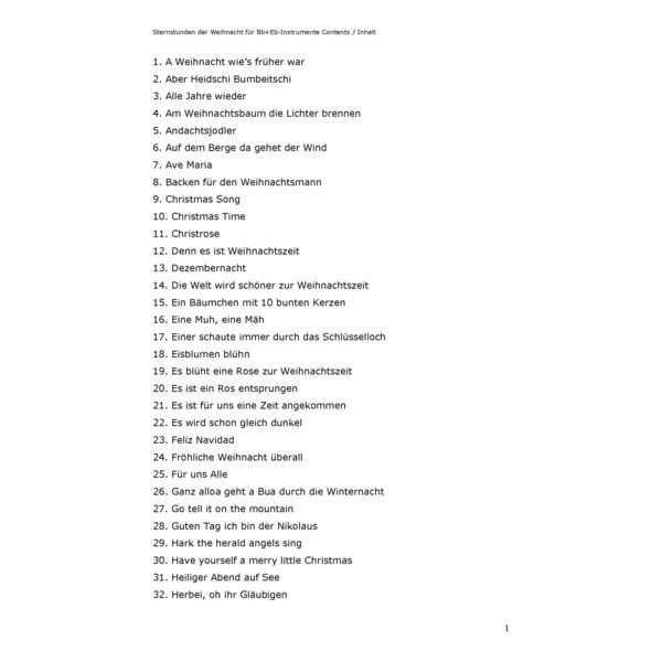 Musikverlag Hildner Sternstunden d.Weihnacht B/E