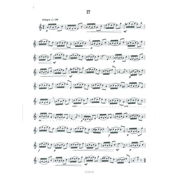 Editions Billaudot 50 Etudes Faciles 2 Saxophon