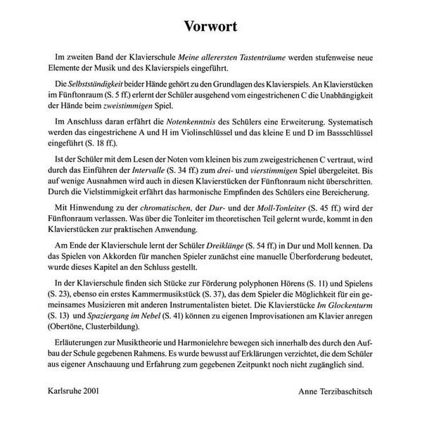 Holzschuh Verlag Allererste Tastenträume 2