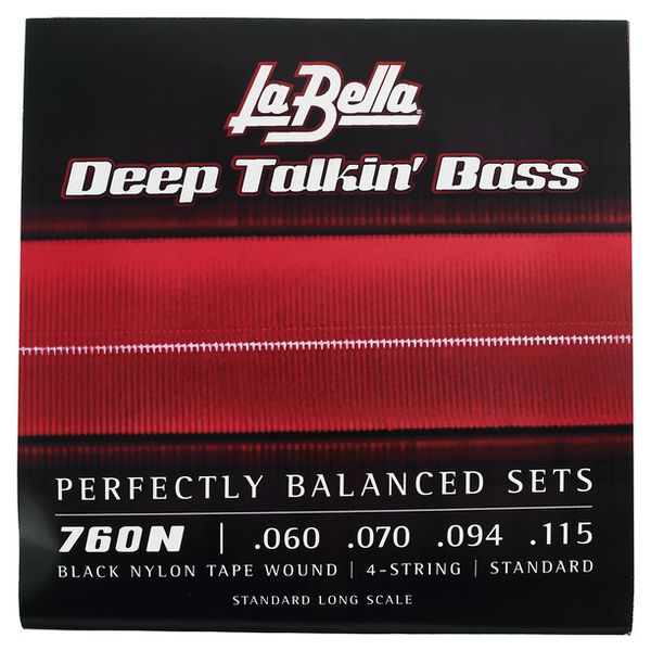 La Bella 760N Black Nylon Tape