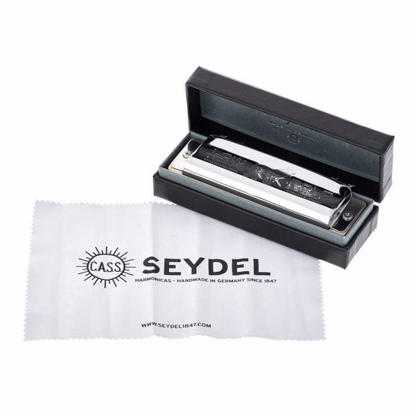 Harmonica Seydel Blues 1847 Classic Low F - En Acier Inoxydable, Son Grave Profond