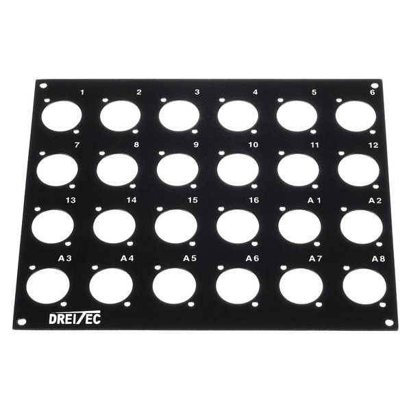 pro snake Front Panel 4HE 16/8