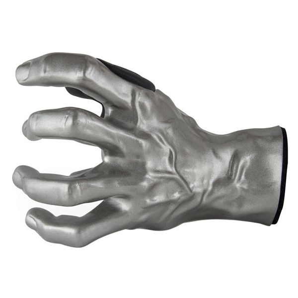 GuitarGrip Male Hand, Silver Metallic LH