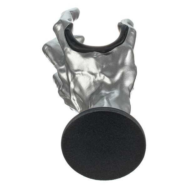 GuitarGrip Male Hand, Silver Metallic LH