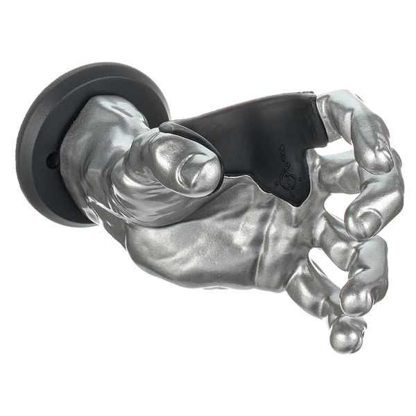 GuitarGrip Male Hand, Silver Metallic LH