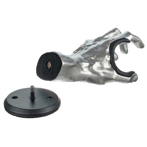 GuitarGrip Male Hand, Silver Metallic LH