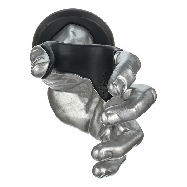 GuitarGrip Male Hand, Silver Metallic LH