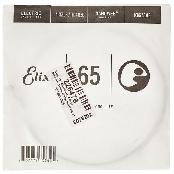 Elixir .065 EL Bass Single String