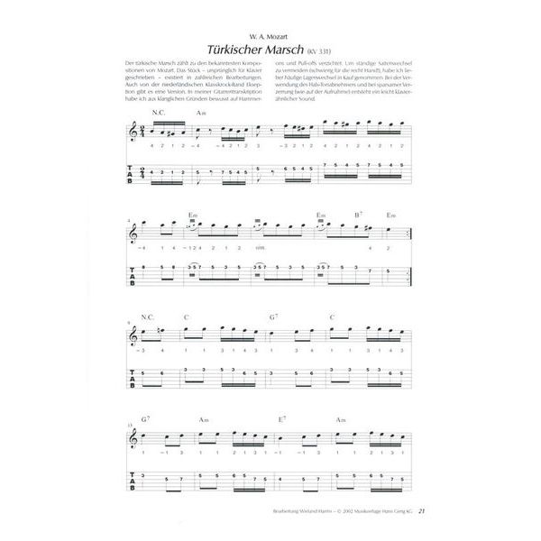 Gerig Musikverlag Paganini & Co. für E-Gitarre