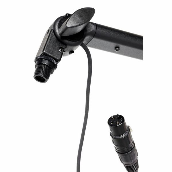 König & Meyer 23850 bras articulé pour micro câble XLR, noir