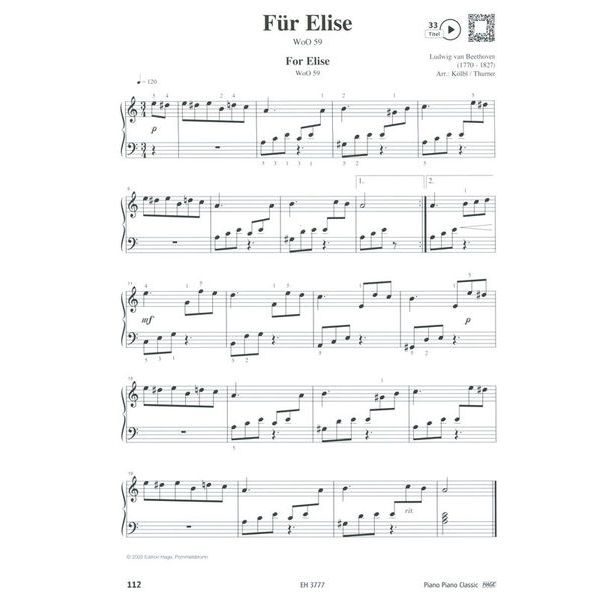 Hage Musikverlag Piano Classic Easy