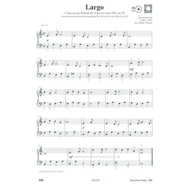 Hage Musikverlag Piano Classic Easy