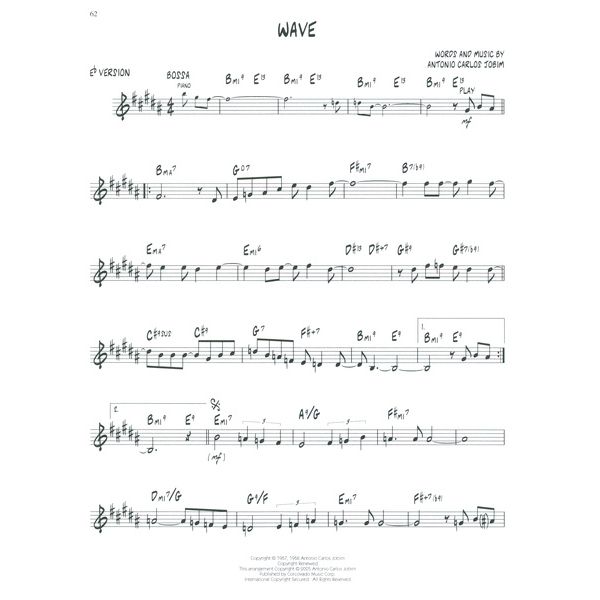 Hal Leonard Jazz Play-Along Jobim