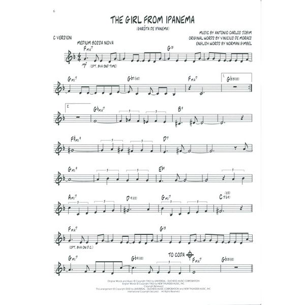 Hal Leonard Jazz Play-Along Jobim