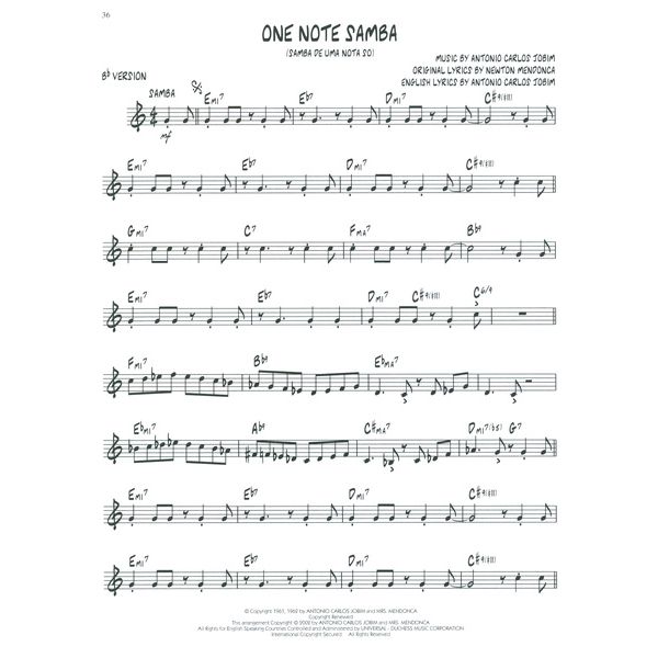 Hal Leonard Jazz Play-Along Jobim