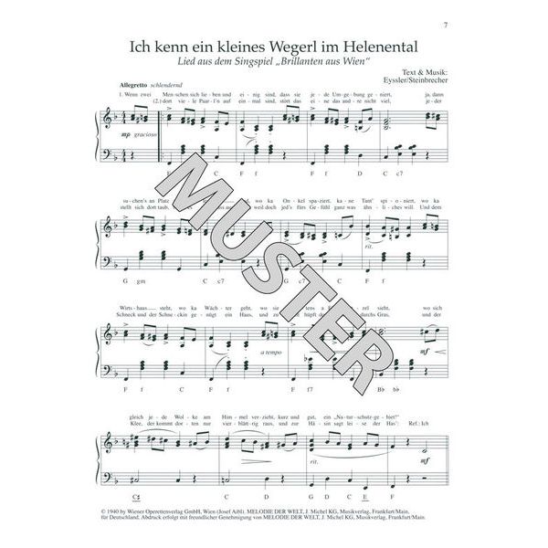 Holzschuh Verlag Wiener Lieder Accordion