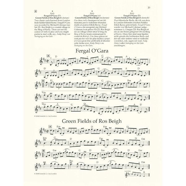 Schott Irish Fiddle Solos