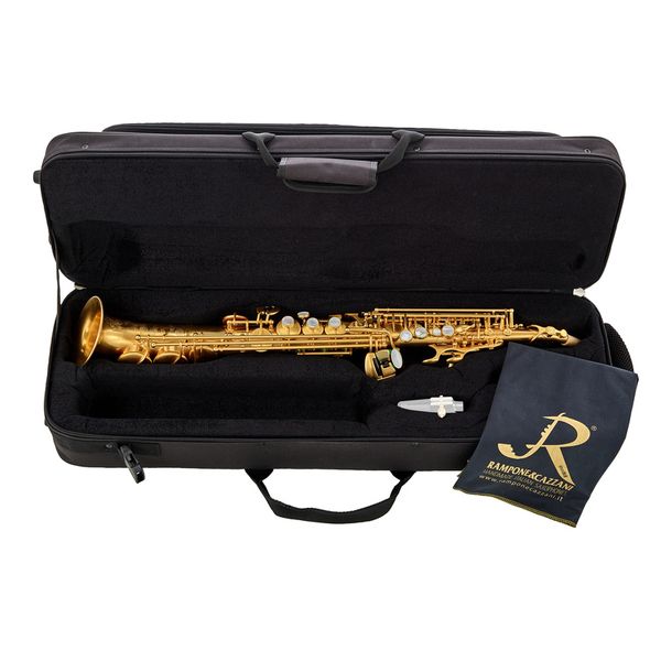 Rampone & Cazzani R1 Jazz Soprano Sax AU Half C.