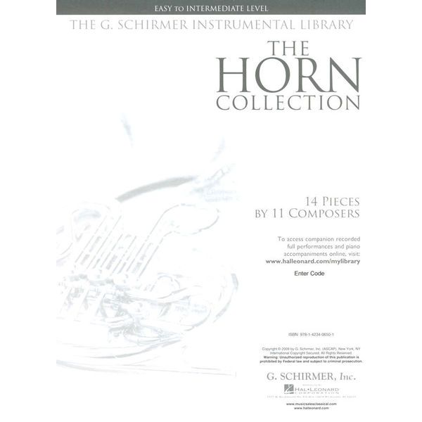G. Schirmer Horn Collection Easy