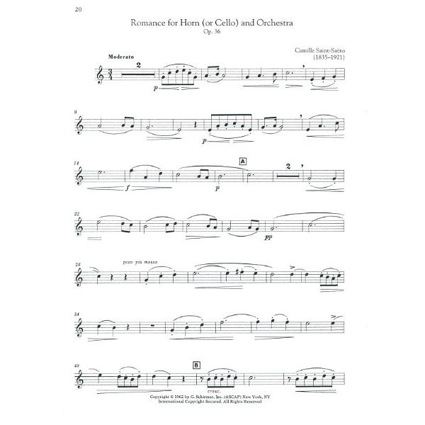 G. Schirmer Horn Collection Intermediate