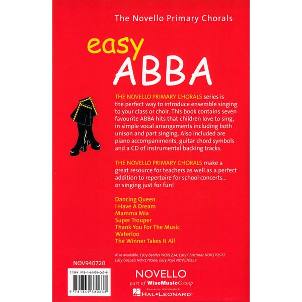 Novello & Co Ltd. Easy ABBA Chor