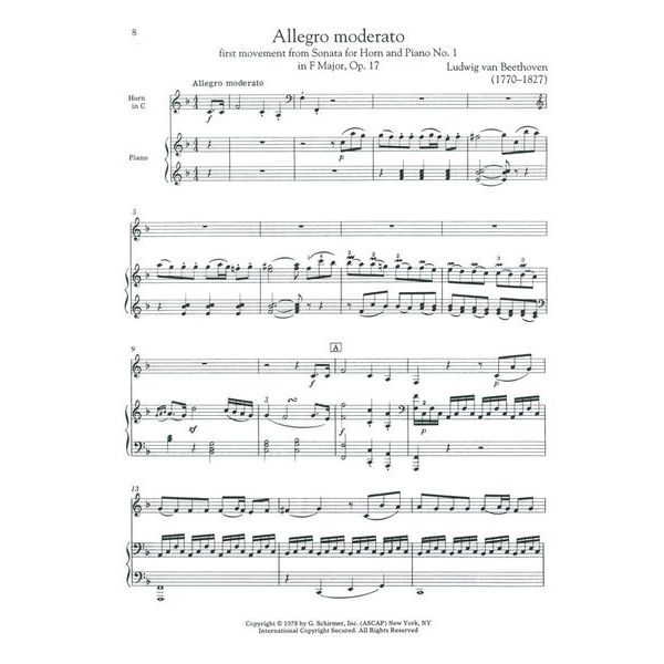 G. Schirmer Horn Collection Advanced