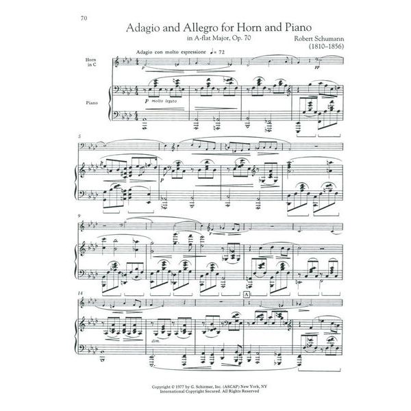 G. Schirmer Horn Collection Advanced