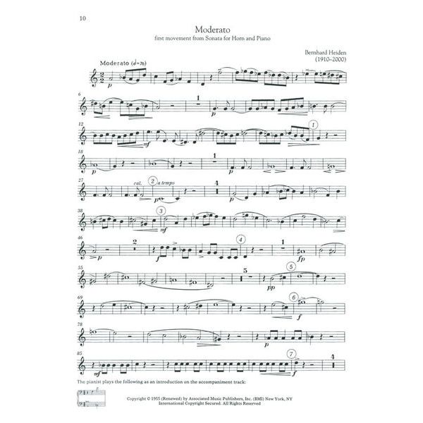 G. Schirmer Horn Collection Advanced
