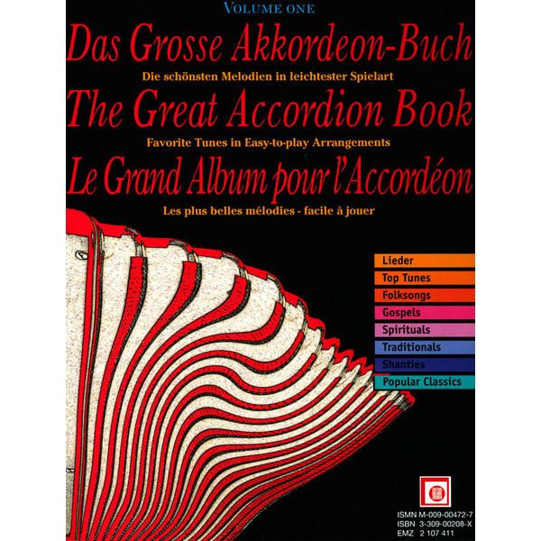 Edition Melodie Das grosse Akkordeon-Buch 1