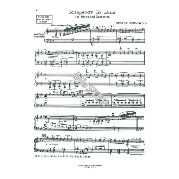 Music Minus One Gershwin Rhapsody In Blue