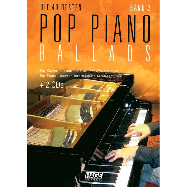 Hage Musikverlag Pop Piano Ballads 2