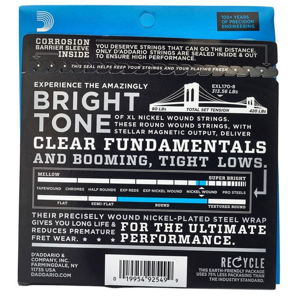 Daddario EXL170-8
