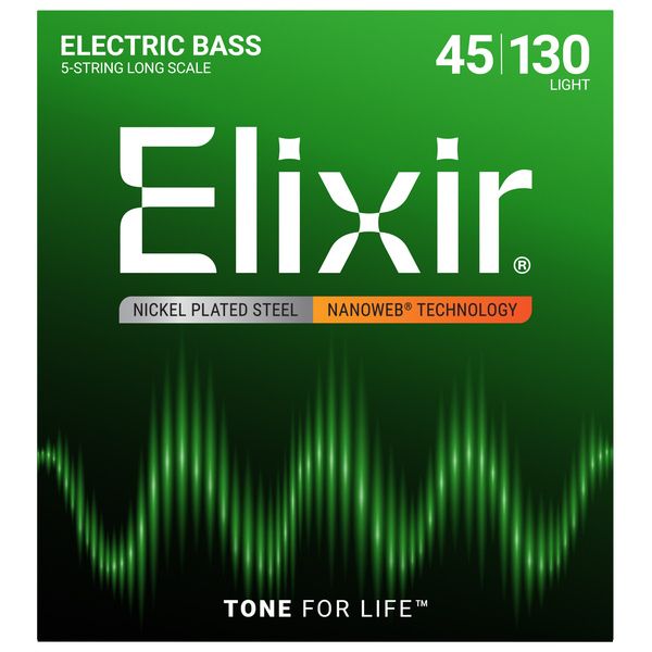 Elixir 14202 Nanoweb 5-String Light