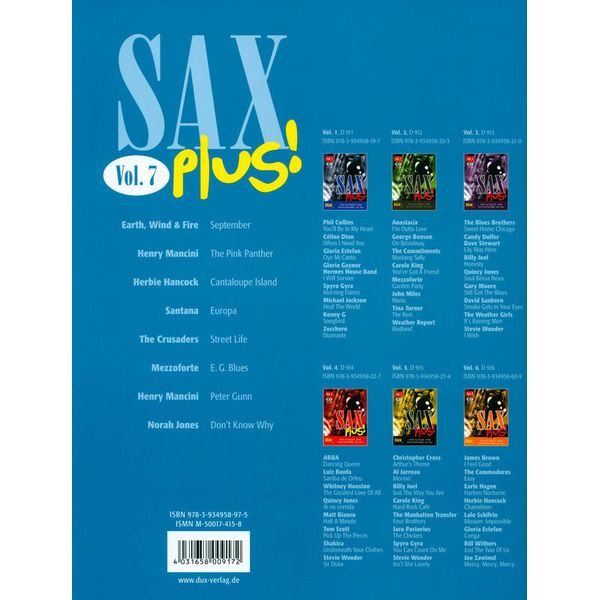 Edition Dux Sax Plus 7