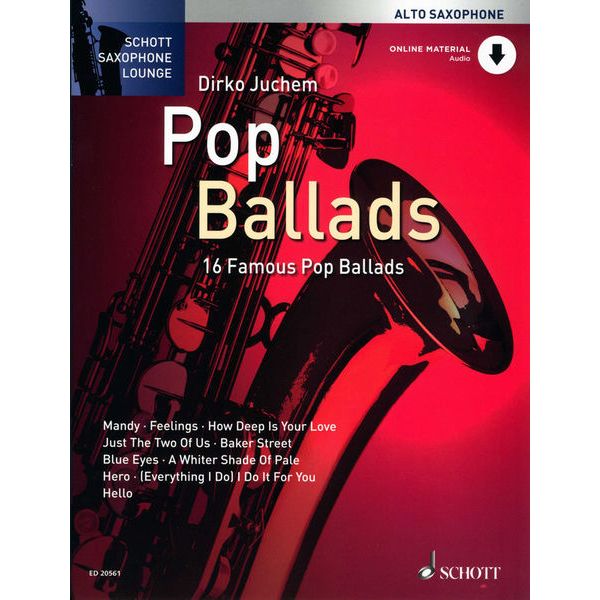 Schott Pop Ballads Alto Sax