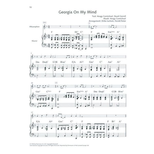Schott Pop Ballads Alto Sax