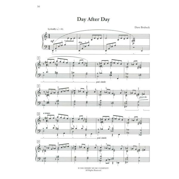 Alfred Music Publishing Dave Brubeck at the Piano