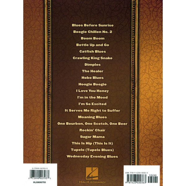 Hal Leonard John Lee Hooker Anthology