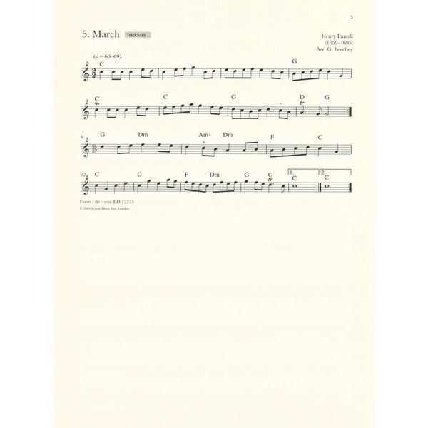 Schott Baroque Recorder Anthology 1