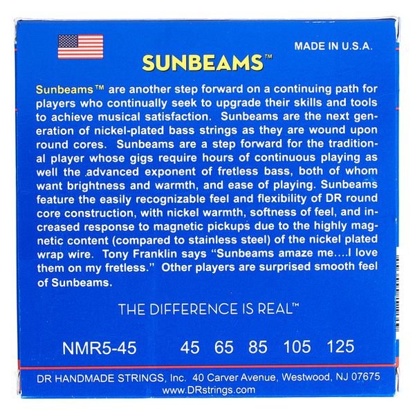 DR Strings Sunbeams NMR5-45