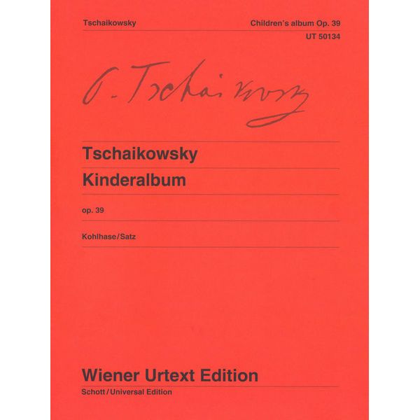 Wiener Urtext Edition Tschaikowsky Kinderalbum