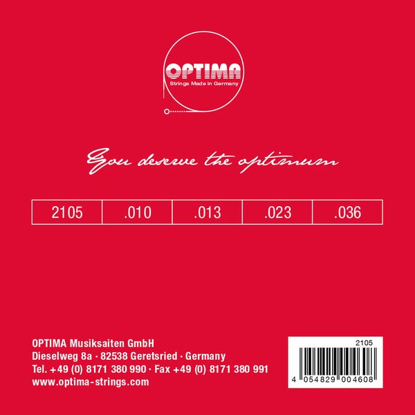 Optima Mandolin Strings Chrome-Nickel