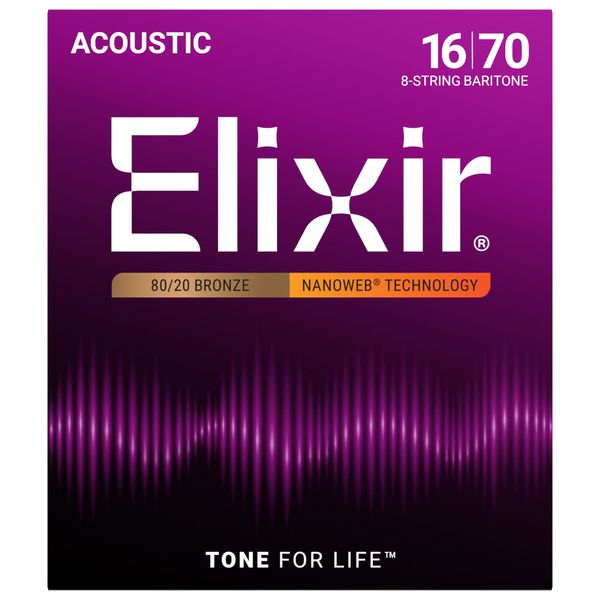Elixir Nanoweb Baritone 8 String