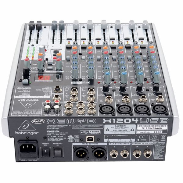Behringer XENYX UFX1204 Table de mixage enregistrement avec USB