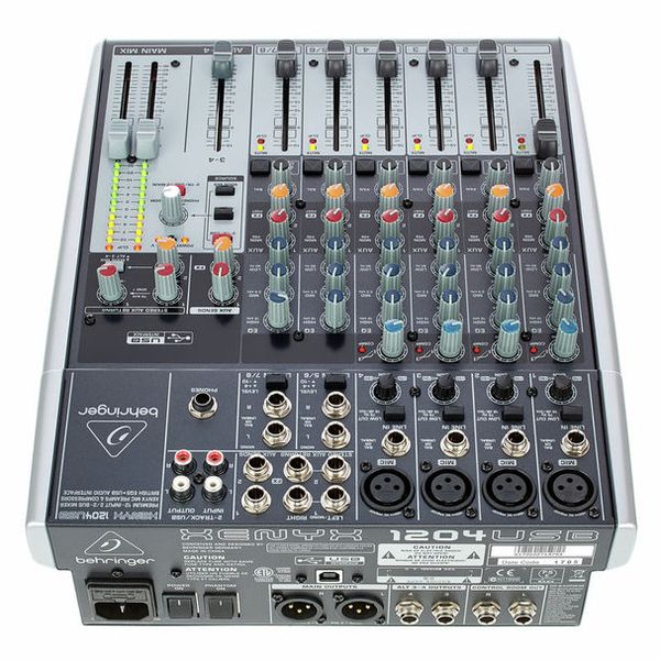 BEHRINGER ベリンガー XENYX 1204 USB ミキサー - レコーディング/PA機器