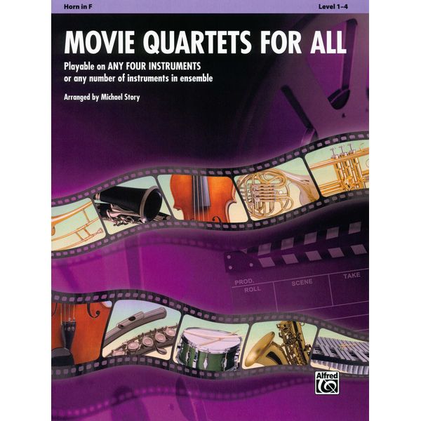 Alfred Music Publishing Movie Quartets for All Horn